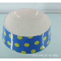 Round Ceramic Pet Food Bowl